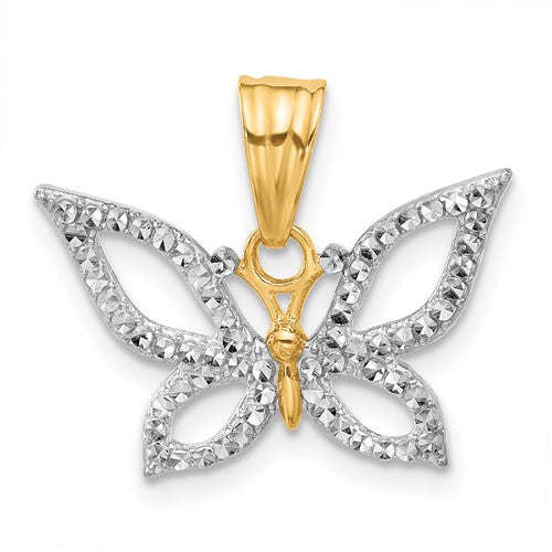14k-and-white-rhodium-polished-and-d-c-butterfly-pendant-SolomonJeweler-Wichita-KS-CustomJewelry