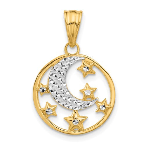 14k-and-white-rhodium-d-c-moon-and-stars-pendant-SolomonJeweler-Wichita-KS-CustomJewelry