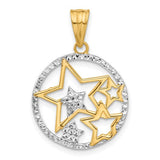 14k-and-white-rhodium-d-c-stars-pendant-SolomonJeweler-Wichita-KS-CustomJewelry