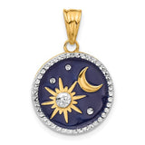 14k-and-white-rhodium-d-c-enameled-sun-and-moon-pendant-SolomonJeweler-Wichita-KS-CustomJewelry