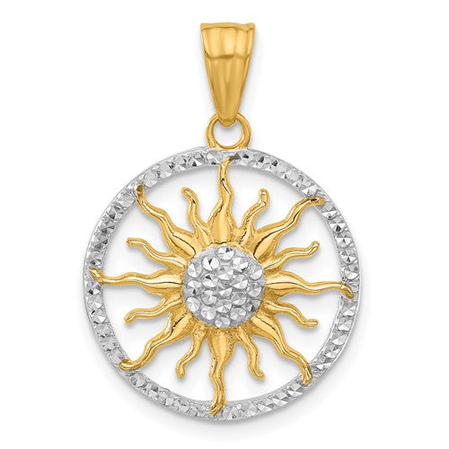 14k-and-white-rhodium-d-c-sun-pendant-SolomonJeweler-Wichita-KS-CustomJewelry