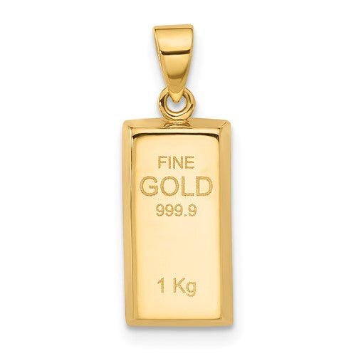 14k-polished-gold-bar-pendant-SolomonJeweler-Wichita-KS-CustomJewelry