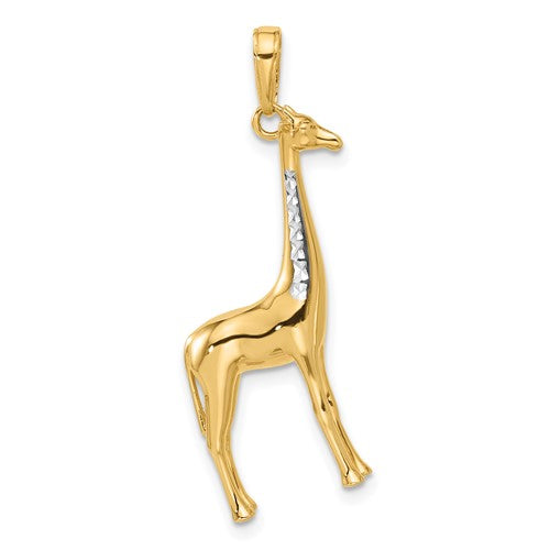 14k-and-white-rhodium-d-c-3d-giraffe-pendant-SolomonJeweler-Wichita-KS-CustomJewelry