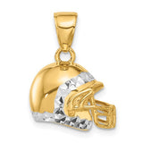 14k-and-white-rhodium-d-c-3d-football-helmet-pendant-SolomonJeweler-Wichita-KS-CustomJewelry