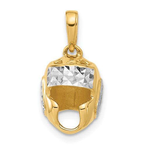 14k-and-white-rhodium-d-c-wrestling-helmet-pendant-SolomonJeweler-Wichita-KS-CustomJewelry