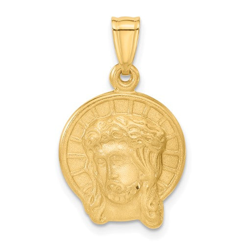 14k-satin-jesus-medal-pendant-SolomonJeweler-Wichita-KS-CustomJewelry