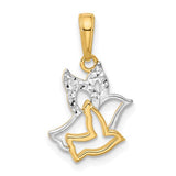 14k-with-white-rhodium-d-c-doves-pendant-SolomonJeweler-Wichita-KS-CustomJewelry