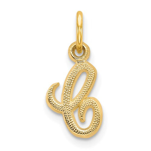 14ky-script-letter-c-initial-charm-SolomonJeweler-Wichita-KS-CustomJewelry