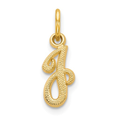 14ky-script-letter-j-initial-charm-SolomonJeweler-Wichita-KS-CustomJewelry