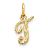 14ky-script-letter-t-initial-charm-SolomonJeweler-Wichita-KS-CustomJewelry