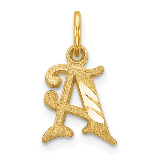 14k-letter-a-initial-charm-SolomonJeweler-Wichita-KS-CustomJewelry