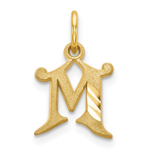 14k-letter-m-initial-charm-SolomonJeweler-Wichita-KS-CustomJewelry