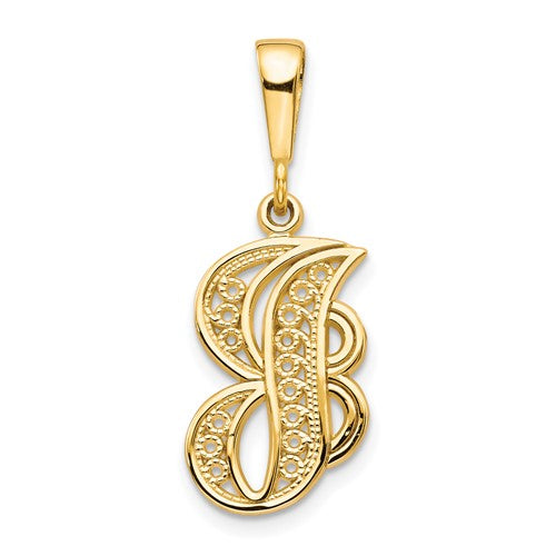 14ky-polished-script-filigree-letter-j-initial-pendant-SolomonJeweler-Wichita-KS-CustomJewelry