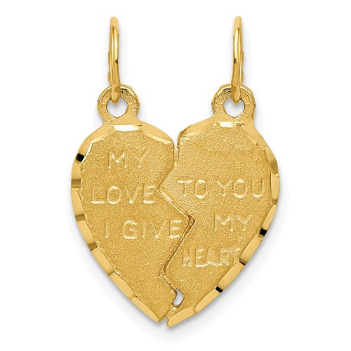 14k-break-apart-my-love-to-you-i-give-my-heart-charm-SolomonJeweler-Wichita-KS-CustomJewelry