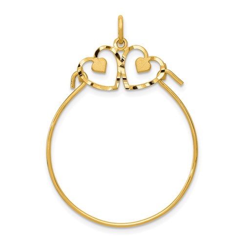 14k-heart-charm-holder-SolomonJeweler-Wichita-KS-CustomJewelry