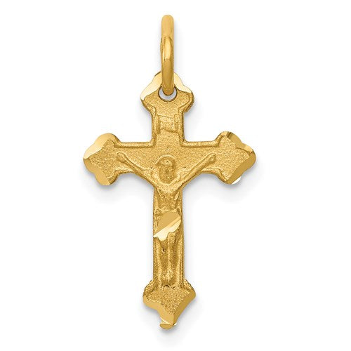 14k-inri-diamond-cut-crucifix-charm-SolomonJeweler-Wichita-KS-CustomJewelry