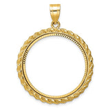 14k-diamond-cut-with-casted-rope-27-0mm-prong-coin-bezel-pendant-SolomonJeweler-Wichita-KS-CustomJewelry