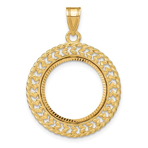 14k-polished-d-c-heart-rope-16-5mm-prong-coin-bezel-pendant-SolomonJeweler-Wichita-KS-CustomJewelry