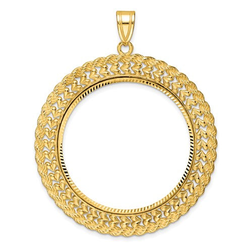 14k-polished-d-c-heart-rope-32-7mm-prong-coin-bezel-pendant-SolomonJeweler-Wichita-KS-CustomJewelry