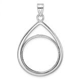 14kw-polished-diamond-cut-teardrop-22-0mm-prong-coin-bezel-pendant-SolomonJeweler-Wichita-KS-CustomJewelry