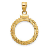 14k-casted-rope-d-c-16-5mm-x-1-35mm-screw-top-coin-bezel-pendant-SolomonJeweler-Wichita-KS-CustomJewelry