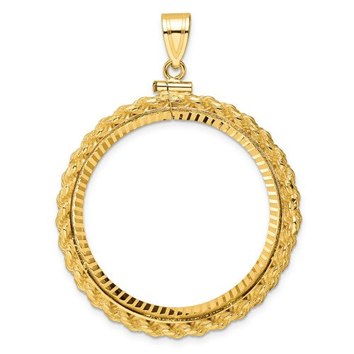 14k-casted-rope-d-c-32-7mm-x-3-00mm-screw-top-coin-bezel-pendant-SolomonJeweler-Wichita-KS-CustomJewelry