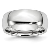 Cobalt Polished 8mm Polished Band