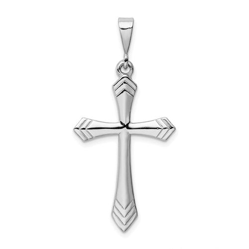 14k-white-gold-passion-cross-pendant-SolomonJeweler-Wichita-KS-CustomJewelry