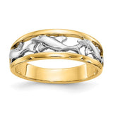 14k-with-rhodium-dolphin-ring-SolomonJeweler-Wichita-KS-CustomJewelry