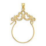 14k-fleur-de-lis-scroll-framed-charm-holder-SolomonJeweler-Wichita-KS-CustomJewelry