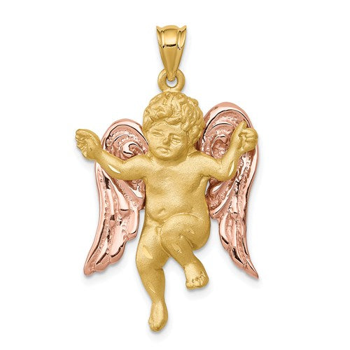 14k-two-tone-angel-pendant-SolomonJeweler-Wichita-KS-CustomJewelry