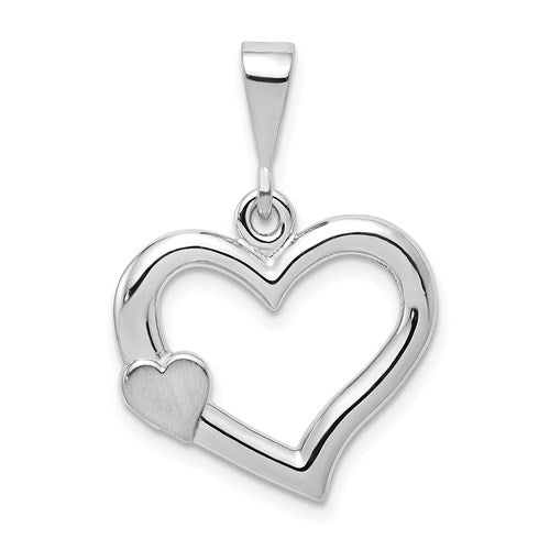 14k-white-gold-solid-satin-polished-fancy-3d-heart-pendant-SolomonJeweler-Wichita-KS-CustomJewelry