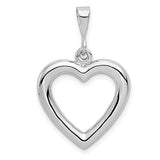 14k-white-gold-solid-polished-heart-pendant-SolomonJeweler-Wichita-KS-CustomJewelry