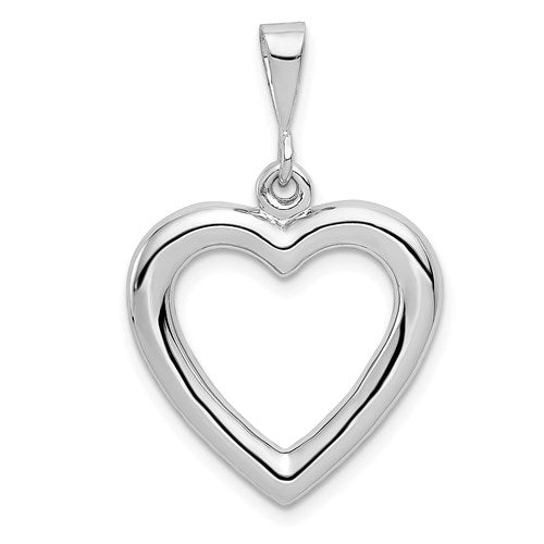 14k-white-gold-solid-polished-heart-pendant-SolomonJeweler-Wichita-KS-CustomJewelry
