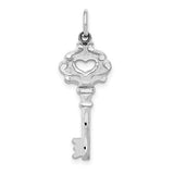 14k-white-gold-diamond-cut-key-charm-SolomonJeweler-Wichita-KS-CustomJewelry