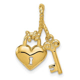 14k-polished-key-tied-to-heart-lock-charm-SolomonJeweler-Wichita-KS-CustomJewelry