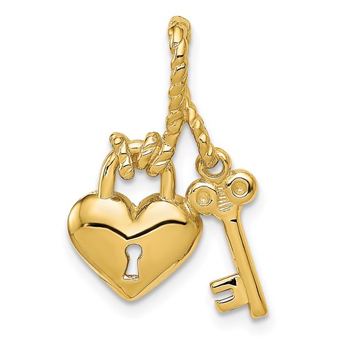 14k-polished-key-tied-to-heart-lock-charm-SolomonJeweler-Wichita-KS-CustomJewelry