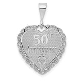 14k-white-gold-reversible-50th-anniversary-charm-SolomonJeweler-Wichita-KS-CustomJewelry