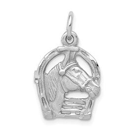 14k-white-gold-diamond-cut-horse-head-in-horseshoe-charm-SolomonJeweler-Wichita-KS-CustomJewelry