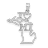 14k-white-gold-solid-michigan-state-pendant-SolomonJeweler-Wichita-KS-CustomJewelry