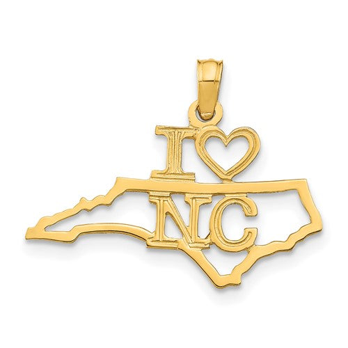14k-solid-north-carolina-state-pendant-SolomonJeweler-Wichita-KS-CustomJewelry