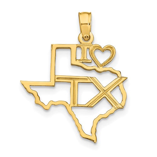 14k-solid-texas-state-pendant-SolomonJeweler-Wichita-KS-CustomJewelry