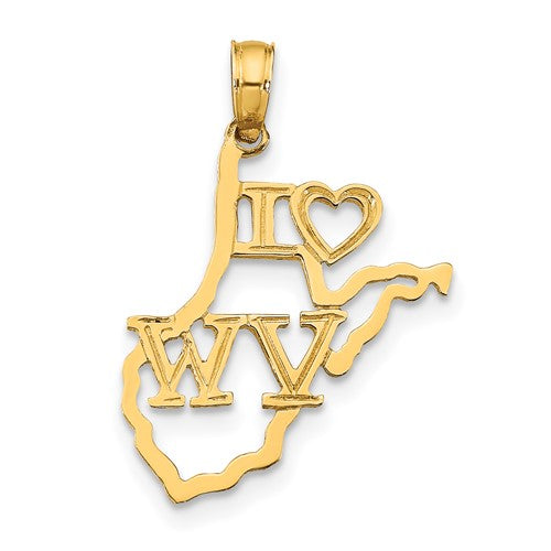 14k-solid-west-virginia-state-pendant-SolomonJeweler-Wichita-KS-CustomJewelry