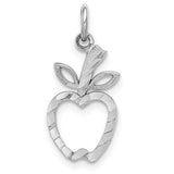 14k-white-gold-diamond-cut-apple-charm-SolomonJeweler-Wichita-KS-CustomJewelry