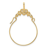 14k-polished-filigree-heart-charm-holder-SolomonJeweler-Wichita-KS-CustomJewelry