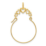 14k-polished-5-heart-charm-holder-SolomonJeweler-Wichita-KS-CustomJewelry
