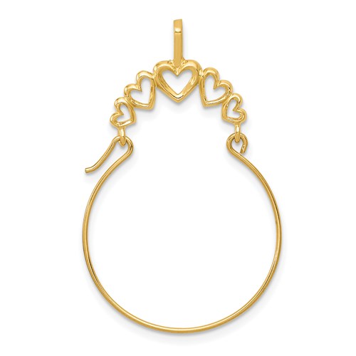 14k-polished-5-heart-charm-holder-SolomonJeweler-Wichita-KS-CustomJewelry
