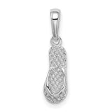 14k-white-gold-3d-hawaii-flip-flop-pendant-SolomonJeweler-Wichita-KS-CustomJewelry