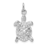 14k-white-gold-solid-polished-open-backed-turtle-charm-SolomonJeweler-Wichita-KS-CustomJewelry