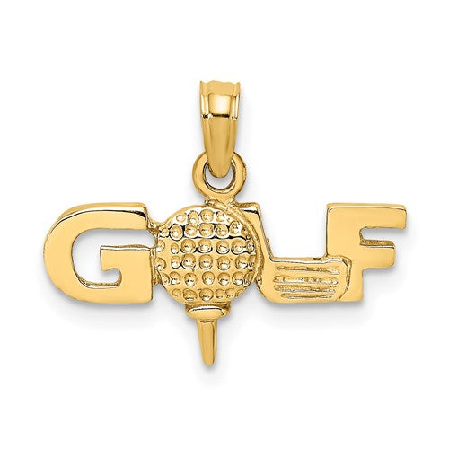 14k-solid-polished-golf-charm-SolomonJeweler-Wichita-KS-CustomJewelry